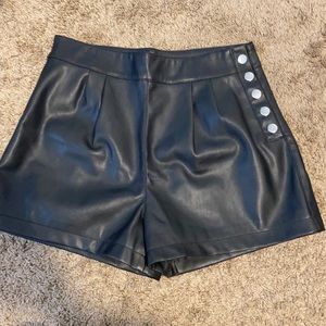Forever 21 leather shorts
